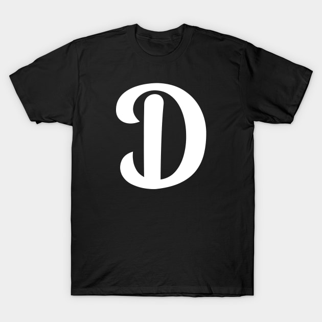 Letter D T-Shirt by Xtian Dela ✅